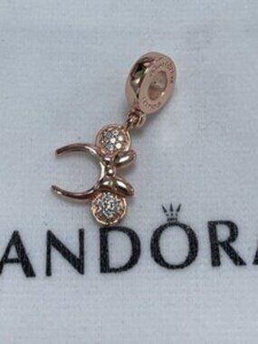 Pandora Rose Minnie Ear Headband Disney Parks Exclusive Dangle Charm